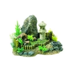 Classic Zen Garden With Plants