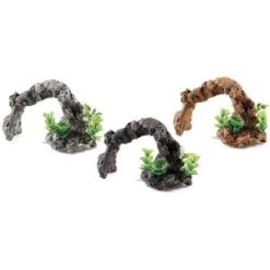 Classic Rocky Arch With Plants 6"
