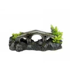 Classic Stone Bridge With Plants