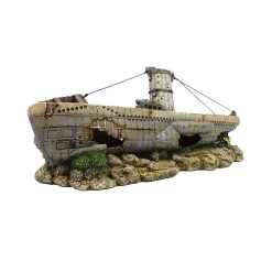 Classic Shipwreck With Airstone Ornament