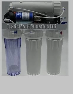 4 Stage Pumped 50gpd RO Unit