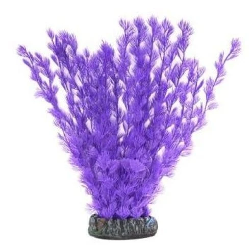 20cm Silicone Purple Plant